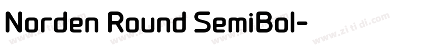 Norden Round SemiBol字体转换 Norden Round SemiBol字体转换